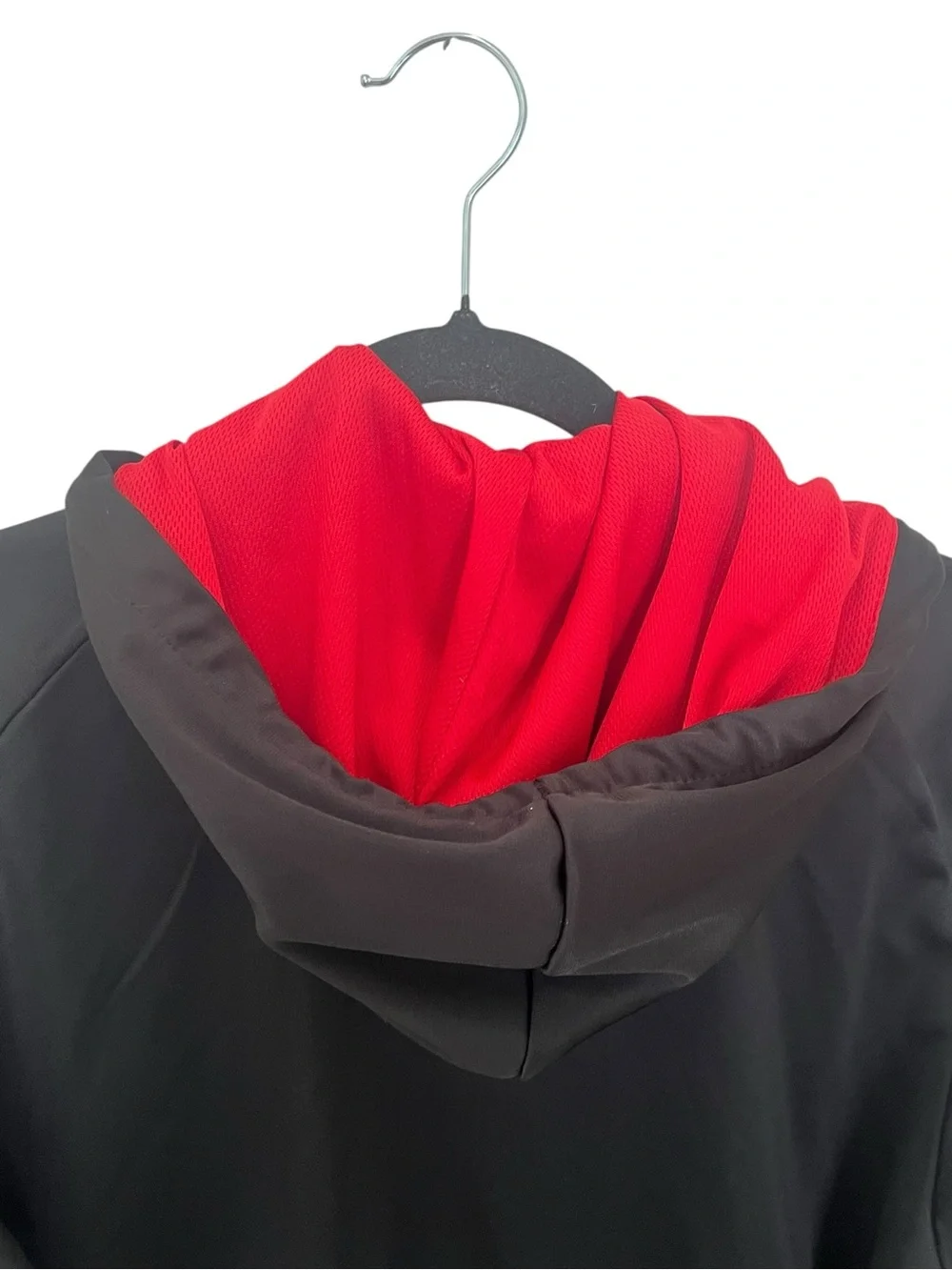 Nike Jordan Full Zip Jacket with Red Trim and Yellow Jumpman Logo Sz M